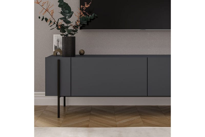 TV-bänk Stira Antracit - Antracit - Möbler - TV- & Mediamöbler - TV bänk & mediabänk