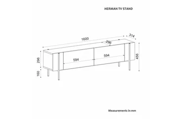 TV-bänk Stira Valnöt - Valnöt - Möbler - TV- & Mediamöbler - TV bänk & mediabänk