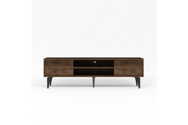 TV-bänk Sudama Valnöt - Valnöt - Möbler - TV- & Mediamöbler - TV bänk & mediabänk