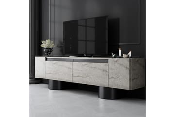 TV-bänk Travertin / Svart - Travertin / Svart - Möbler - TV- & Mediamöbler - TV bänk & mediabänk