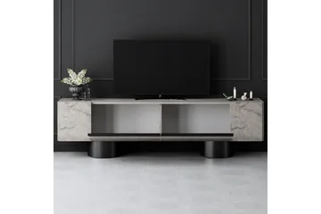 TV-bänk Travertin / Svart - Travertin / Svart - Möbler - TV- & Mediamöbler - TV bänk & mediabänk