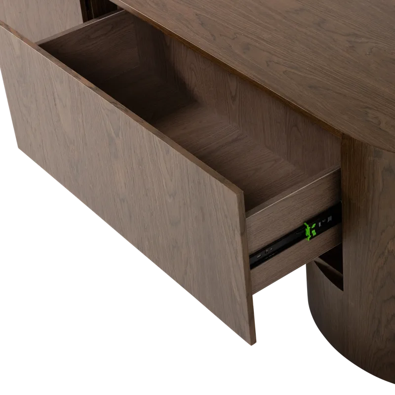 Tv-bänk Velari 200 cm - Brun - Möbler - TV- & Mediamöbler - TV-skåp