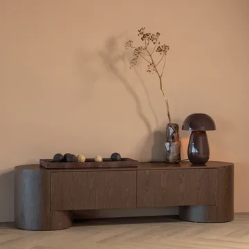 Tv-bänk Velari 200 cm - Brun - Möbler - TV- & Mediamöbler - TV-skåp