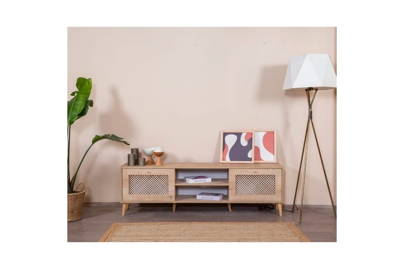 TV-bänk Velin Ek - Ek - Möbler - TV- & Mediamöbler - TV bänk & mediabänk