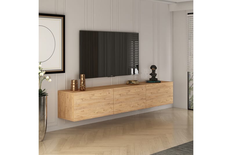 Tv-bänk West 150 cm - Brun - Möbler - TV- & Mediamöbler - TV bänk & mediabänk