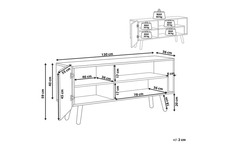 TV-bänk Westfield - Möbler - TV- & Mediamöbler - TV bänk & mediabänk