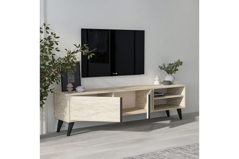 TV-bänk Ythmere Travertin - Travertin - Möbler - TV- & Mediamöbler - TV bänk & mediabänk