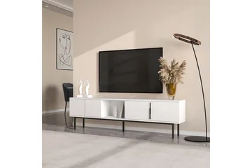 TV-bänk Zeiran Vit - Vit - Möbler - TV- & Mediamöbler - TV bänk & mediabänk