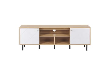 TV-bänk Palmer Ljus trä, vit - Ljus trä, vit - Möbler - TV- & Mediamöbler - TV bänk & mediabänk