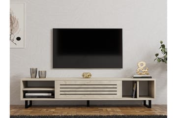 Tv-bänk Paqus 160 cm - Beige - Möbler - TV- & Mediamöbler - TV bänk & mediabänk
