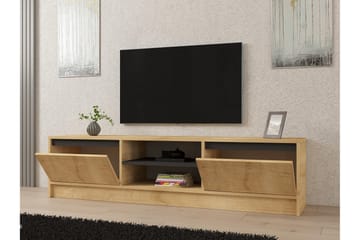 Tv-bänk Pelen 180 cm - Brun/Ek/Antracit - Möbler - TV- & Mediamöbler - TV bänk & mediabänk