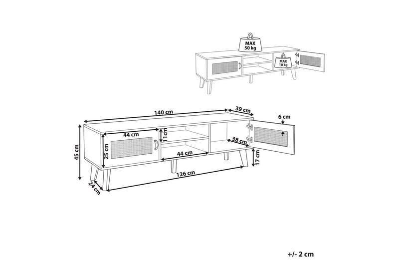 TV-bänk Parton - Möbler - TV- & Mediamöbler - TV bänk & mediabänk