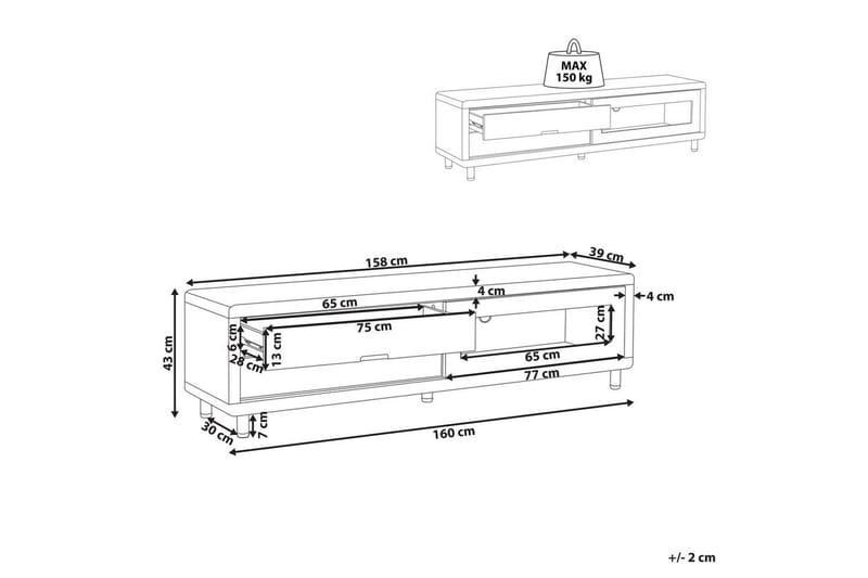 TV-bänk Pemborke - Möbler - TV- & Mediamöbler - TV bänk & mediabänk