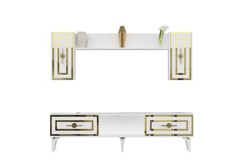 TV-enhet Barriet Vit - Vit - Möbler - TV- & Mediamöbler - TV-möbelset