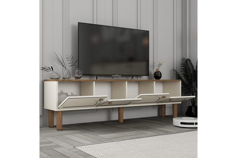 TV-enhet Cool Grädde - Grädde - Möbler - TV- & Mediamöbler - TV bänk & mediabänk