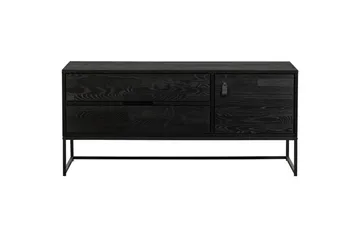 TV-enhet Silas - Blacknight, Ask, 120 cm - Möbler - TV- & Mediamöbler - TV bänk & mediabänk