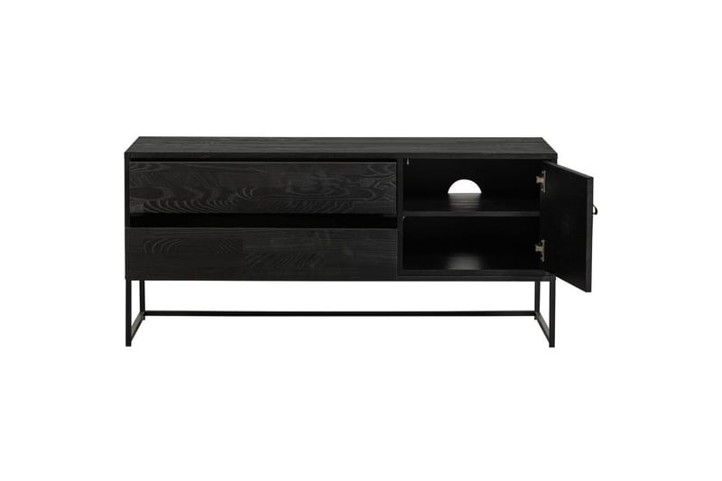 TV-enhet Silas - Blacknight, Ask, 120 cm - Möbler - TV- & Mediamöbler - TV bänk & mediabänk