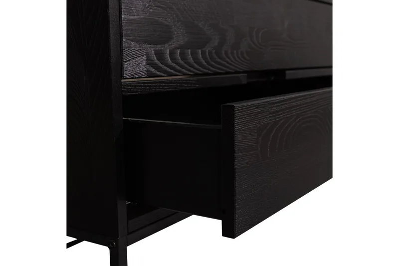 TV-enhet Silas - Blacknight, Ask, 120 cm - Möbler - TV- & Mediamöbler - TV bänk & mediabänk