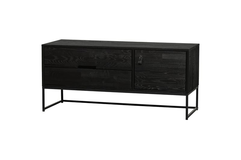 TV-enhet Silas - Blacknight, Ask, 120 cm - Möbler - TV- & Mediamöbler - TV bänk & mediabänk