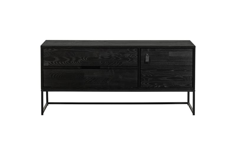 TV-enhet Silas - Blacknight, Ask, 120 cm - Möbler - TV- & Mediamöbler - TV bänk & mediabänk
