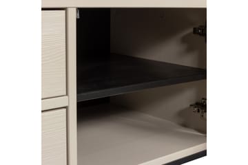 TV-enhet Silas - Damm, Borstat furu, 120 cm - Möbler - TV- & Mediamöbler - TV bänk & mediabänk