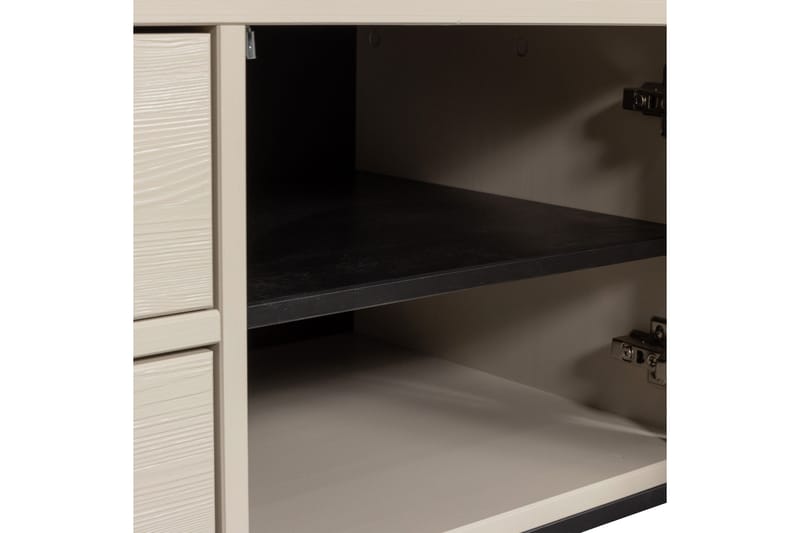 TV-enhet Silas - Damm, Borstat furu, 120 cm - Möbler - TV- & Mediamöbler - TV bänk & mediabänk