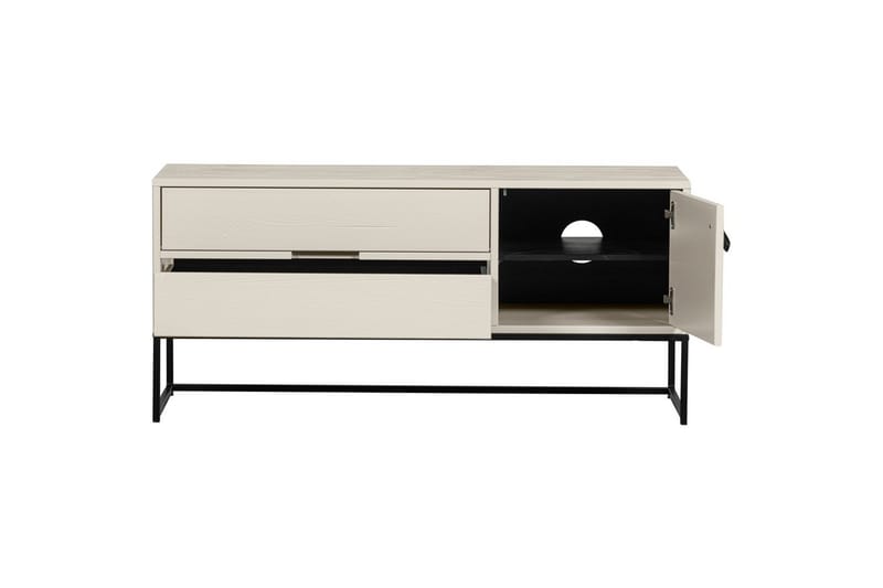 TV-enhet Silas - Damm, Borstat furu, 120 cm - Möbler - TV- & Mediamöbler - TV bänk & mediabänk