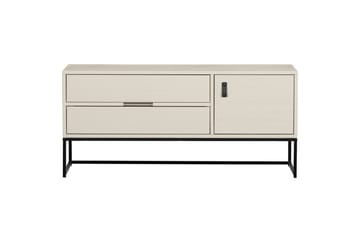 TV-enhet Silas - Damm, Borstat furu, 120 cm - Möbler - TV- & Mediamöbler - TV bänk & mediabänk