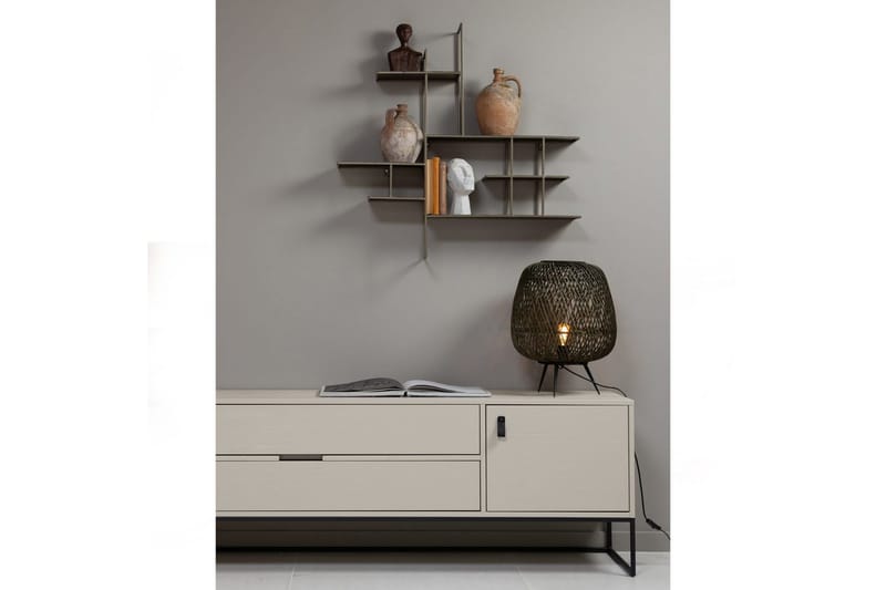 TV-enhet Silas - Damm, Borstat furu, 180 cm - Möbler - TV- & Mediamöbler - TV bänk & mediabänk