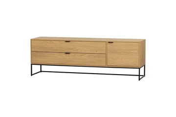 TV-enhet Silas - Ek, Ek, 180 cm - Möbler - TV- & Mediamöbler - TV bänk & mediabänk