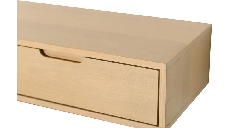 TV-hylla Torsen 110 cm - Vitpigmenterad ek - Möbler - TV- & Mediamöbler - TV-hylla