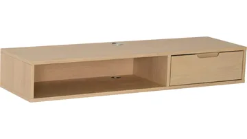 TV-hylla Torsen 110 cm - Vitpigmenterad ek - Möbler - TV- & Mediamöbler - TV-hylla