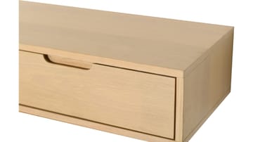 TV-hylla Torsen 135 cm - Vitpigmenterad ek - Möbler - TV- & Mediamöbler - TV-hylla