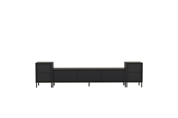Imaj Tv-möbelset 180x35 cm Svart - Hanah Home - Möbler - TV- & Mediamöbler - TV-möbelset