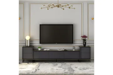 Imaj Tv-möbelset 180x35 cm Svart - Hanah Home - Möbler - TV- & Mediamöbler - TV-möbelset