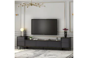 Imaj Tv-möbelset 180x35 cm Svart - Hanah Home - Möbler - TV- & Mediamöbler - TV-möbelset