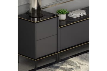 Imaj Tv-möbelset 180x35 cm Svart - Hanah Home - Möbler - TV- & Mediamöbler - TV-möbelset