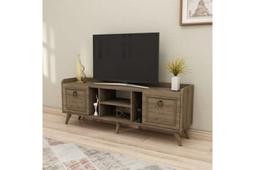 Tv-möbelset Irubhi 150x35 cm Brun - Hanah Home - Möbler - TV- & Mediam�öbler - TV-möbelset
