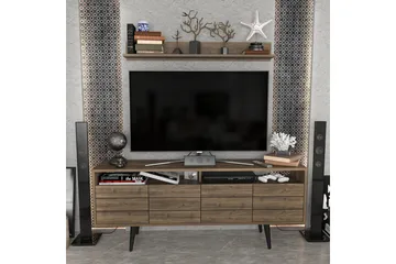 Andifli Tv-möbelset 160x64,5 cm - Brun - Möbler - TV- & Mediamöbler - TV-möbelset