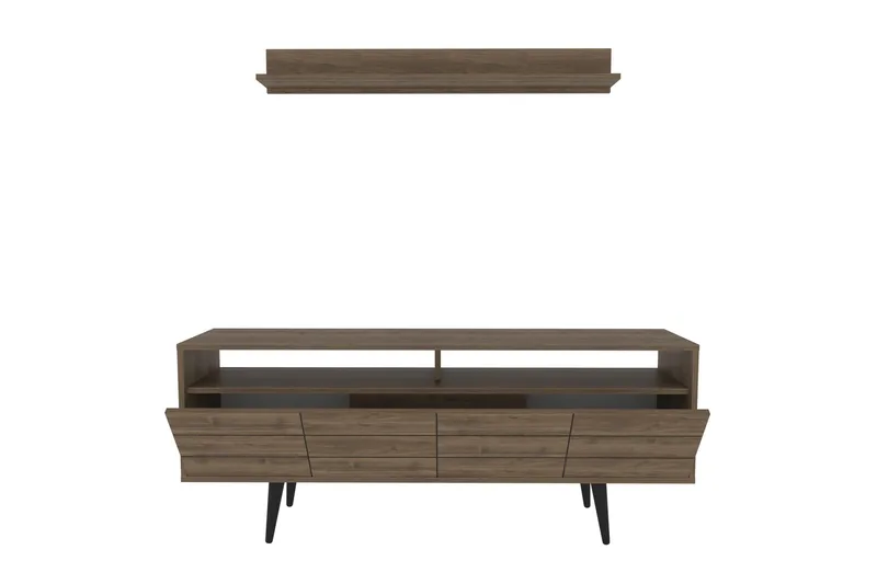 Andifli Tv-möbelset 160x64,5 cm - Brun - Möbler - TV- & Mediamöbler - TV-möbelset