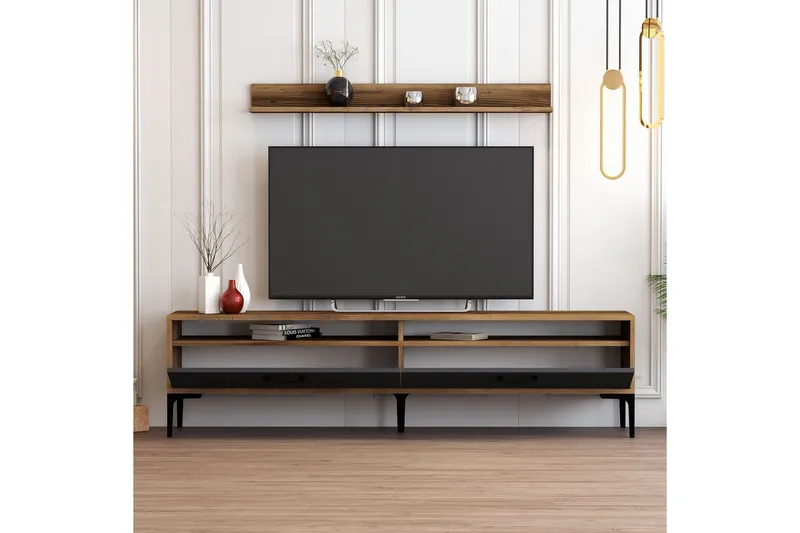 Andifli Tv-möbelset 180x47 cm - Brun - Möbler - TV- & Mediamöbler - TV-möbelset