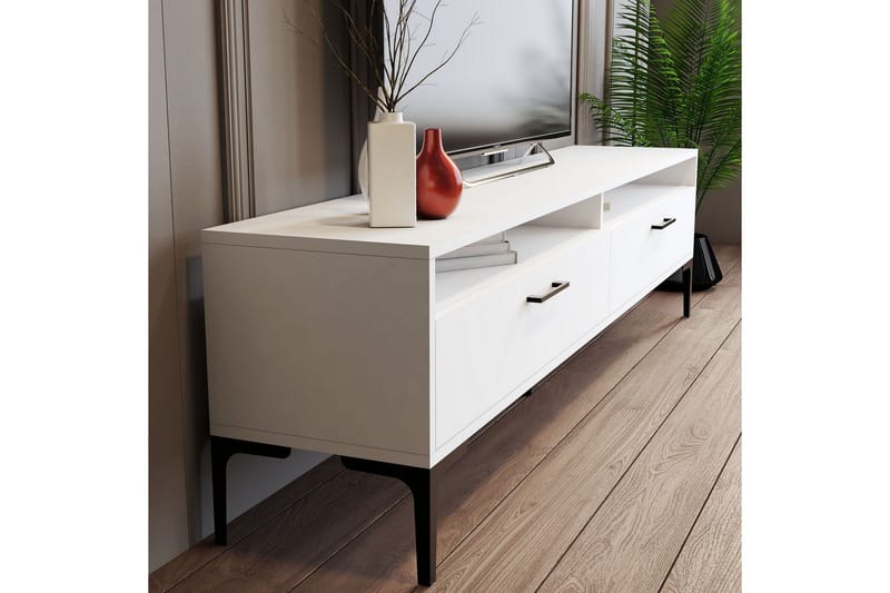 Andifli Tv-möbelset 180x47 cm - Vit - Möbler - TV- & Mediamöbler - TV-möbelset