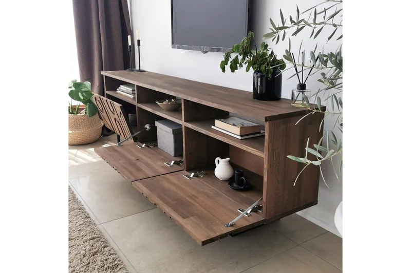Andifli Tv-möbelset 50x15 cm - Brun - Möbler - TV- & Mediamöbler - TV-möbelset