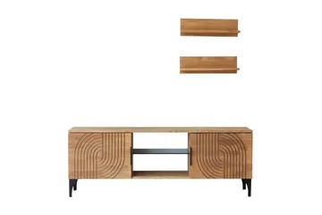 Andifli Tv-möbelset 50x15 cm - Brun - Möbler - TV- & Mediamöbler - TV-möbelset