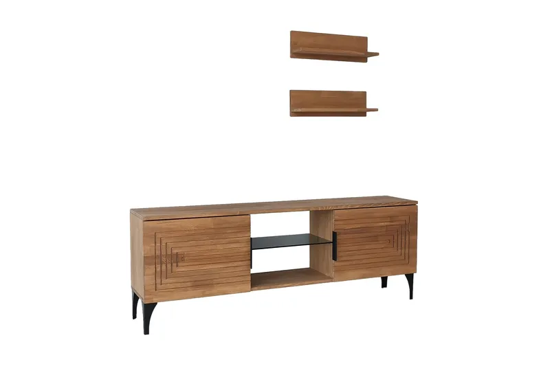 Andifli Tv-möbelset 50x15 cm - Brun - Möbler - TV- & Mediamöbler - TV-möbelset