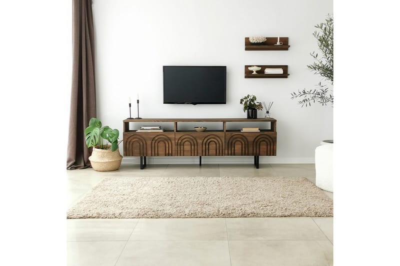 Andifli Tv-möbelset 50x15 cm - Brun - Möbler - TV- & Mediamöbler - TV-möbelset