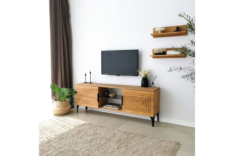 Andifli Tv-möbelset 50x15 cm - Brun - Möbler - TV- & Mediamöbler - TV-möbelset