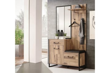 Carnais TV-Möbelset 114 cm - Brun/Grå - Möbler - TV- & Mediamöbler - TV-möbelset