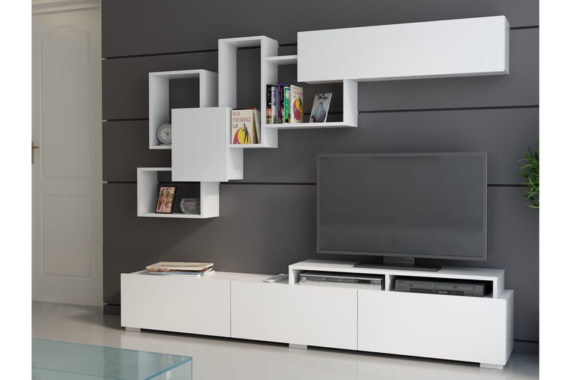Decorotika Mediaförvaring - Vit - Möbler - TV- & Mediamöbler - TV-möbelset