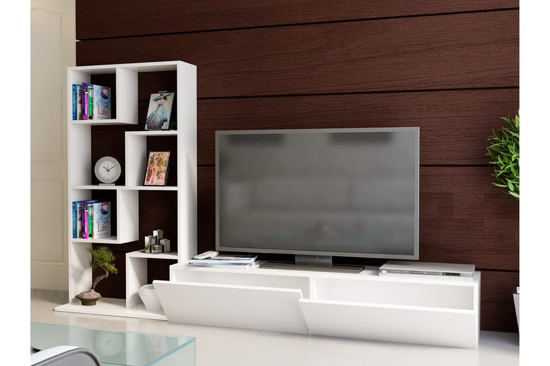 Decorotika Tv-bänk - Vit - Möbler - TV- & Mediamöbler - TV-möbelset